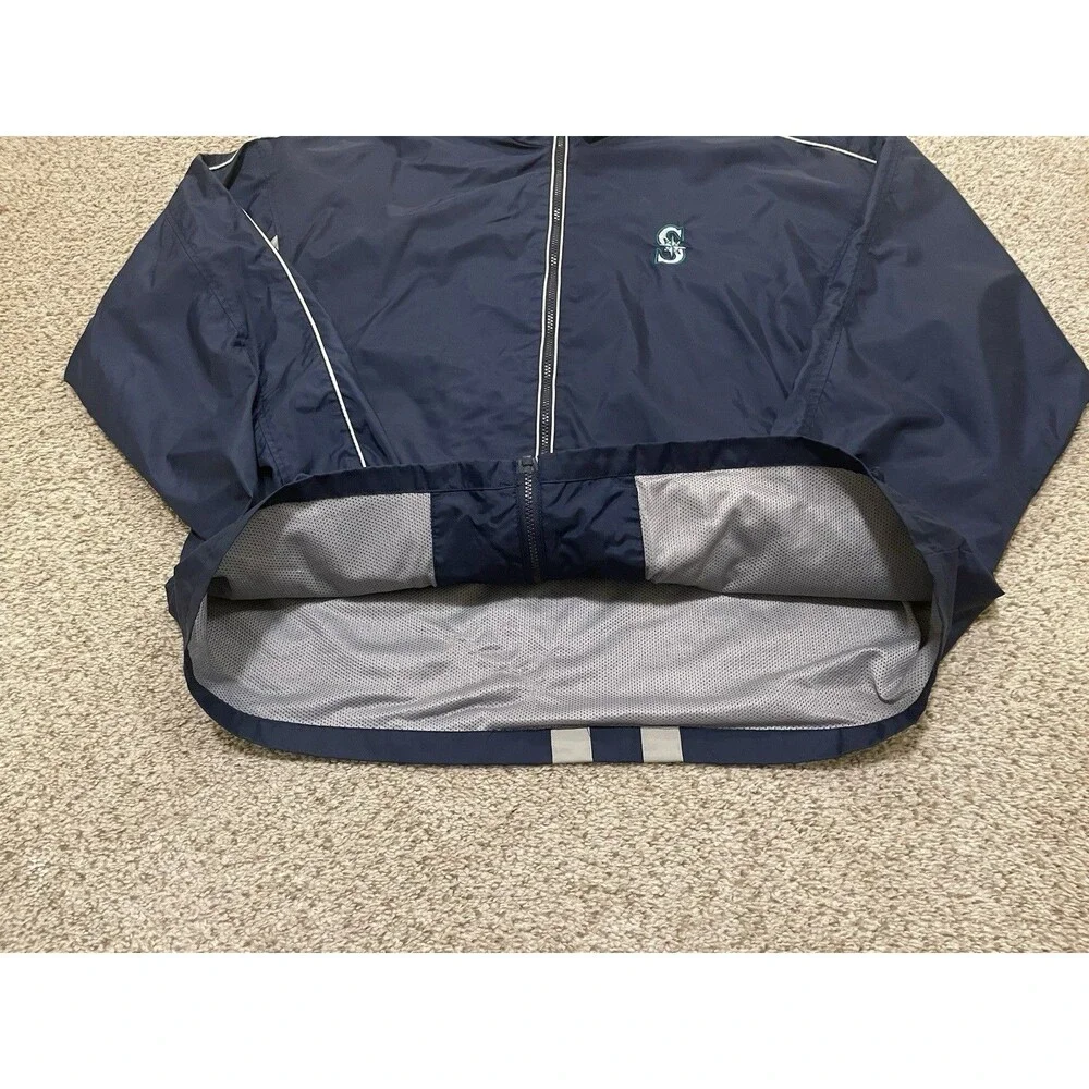 Majestic Size XL Seattle Mariners Zip-Up Baseball Jacket MLB BASEBALL